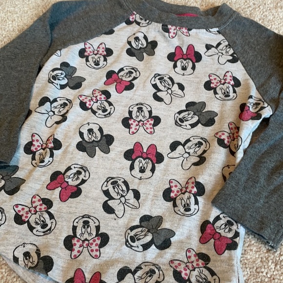 Disney Minnie Mouse Long Sleeve Top 2T - Picture 3 of 7
